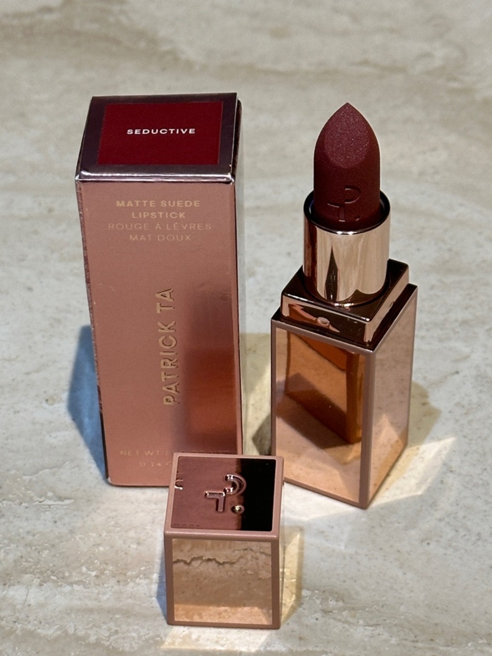 Patrick Ta Matte Suede Lipstick - Seductive